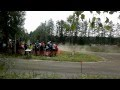 WRC : Sébastien Loeb rate son virage au rallye de Finlande 2012