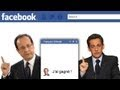 Hollande chatte avec Sarkozy sur Facebook