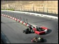 Un pilote de karting pas fair-play