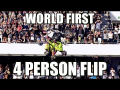 Premier backflip à 4 sur une moto au monde !