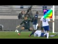 Victoire et But d'Abou Diaby lors du match Finlande 0 - 1 France