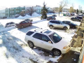 Un très mauvais conducteur sur un parking au Canada