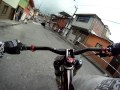 Une course de vélo à Manizales (Colombie)