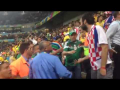 Grosse bagarre entre supporters lors du match Croatie - Mexique