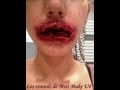 Maquillage Halloween : Réaliser une bouche sanglante