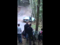 Gros crash d'une Renault Clio au rallye de France 2014