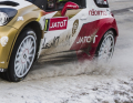 Sébastien Loeb au départ du rallye Monte-Carlo 2015