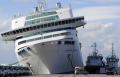 Un ferry de la SNCM balayé par le vent