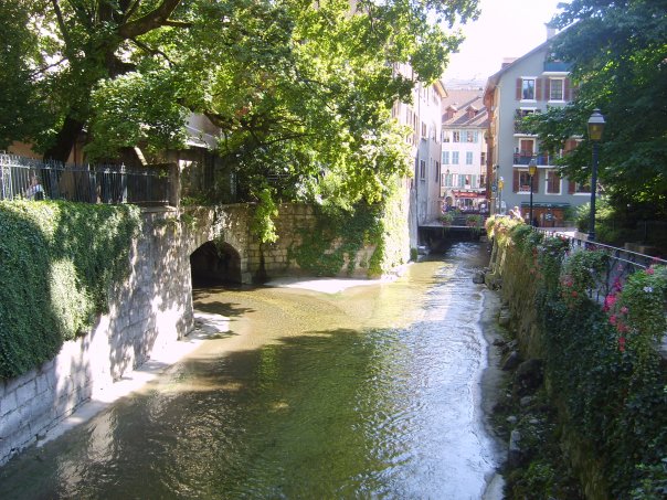 Rivière Le Thiou à Annecy