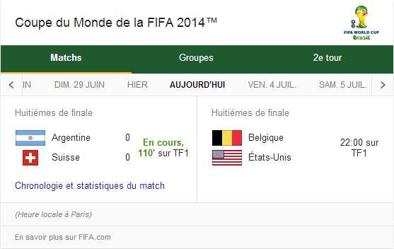 erreur google annonce matchs sur TF1