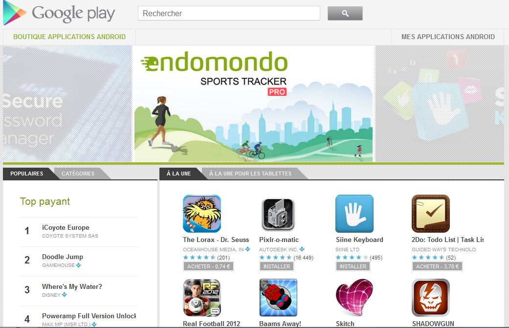 screen Google play