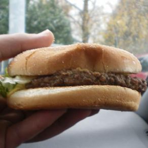 Hamburger de chez Quick réalité