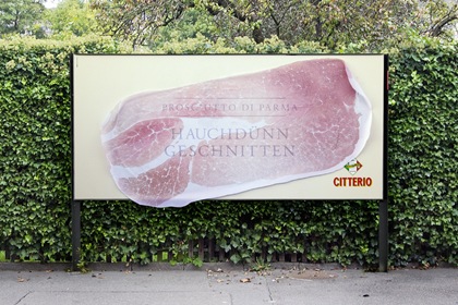 publicité pour du jambon