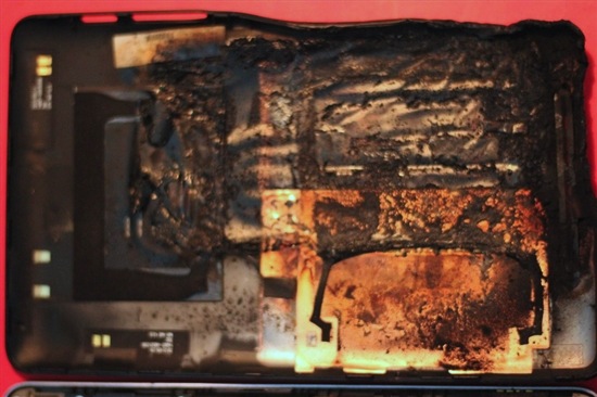 Tablette Nexus 7 grillée