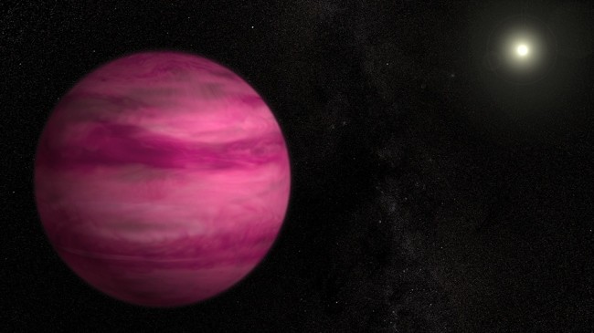 Planète rose - Exoplanète
