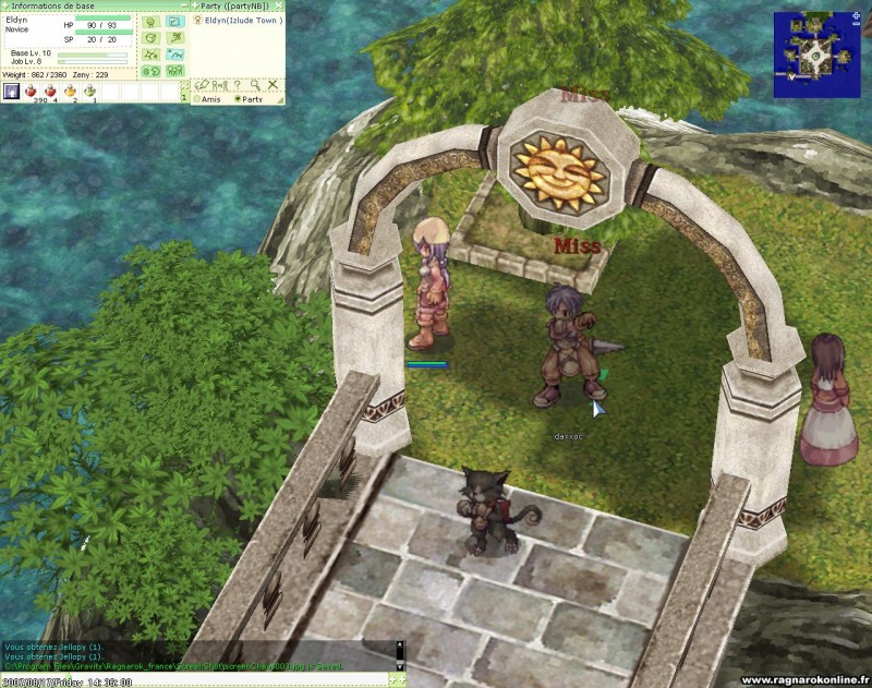 Screenshot du jeu Ragnarok Online